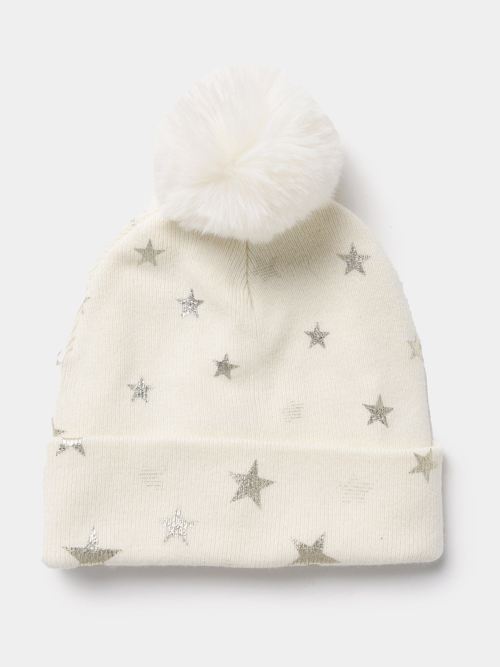 Mitchie's Matchings Women's Knitted Hat With Foil Stars - Saint Bernard