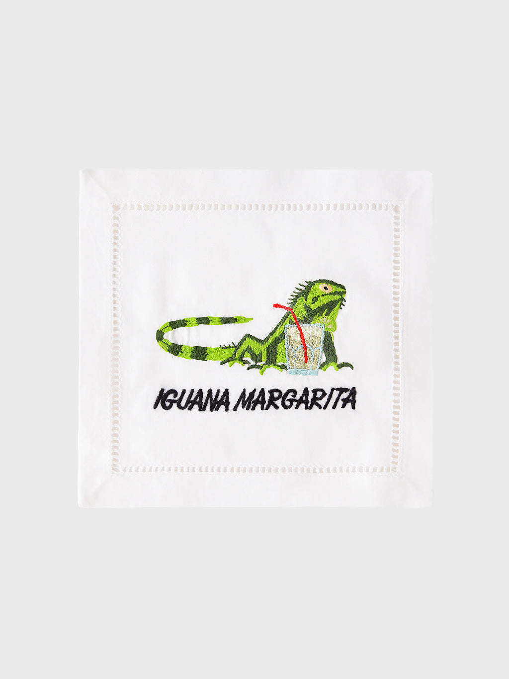 August Morgan Iguana Margarita Cocktail Napkin Set - Saint Bernard