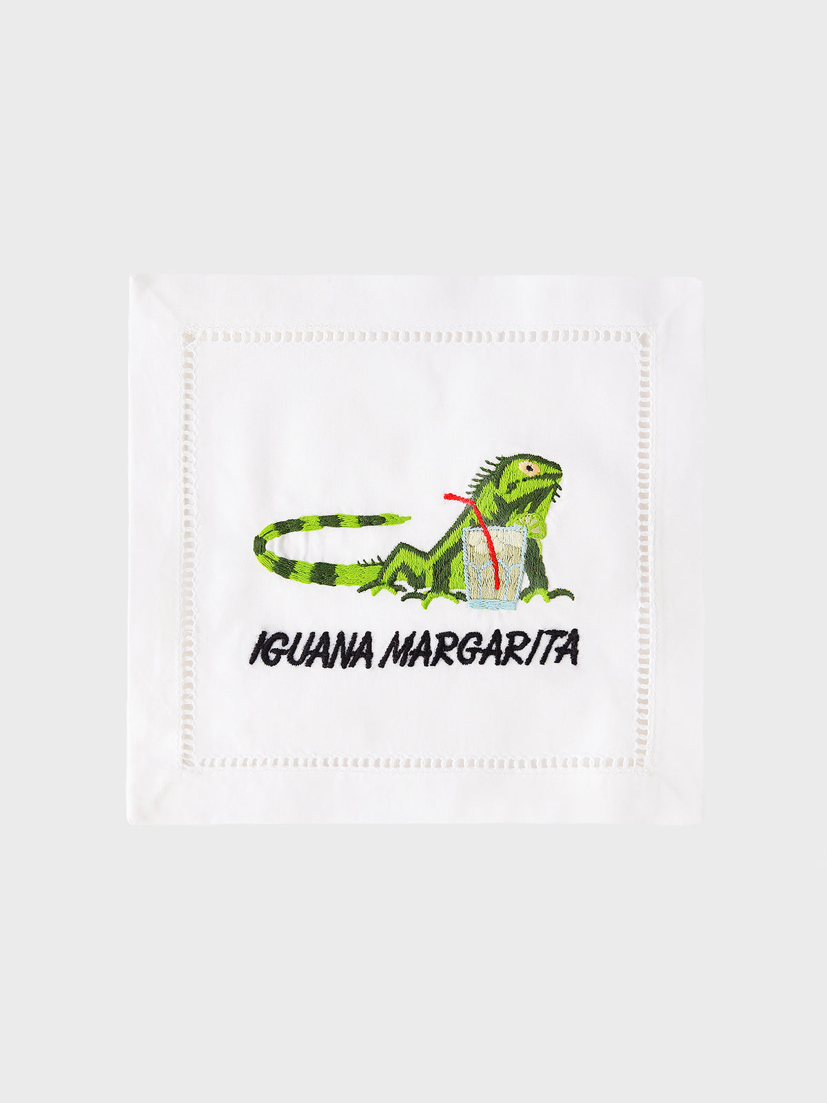 August Morgan Iguana Margarita Cocktail Napkin Set - Saint Bernard