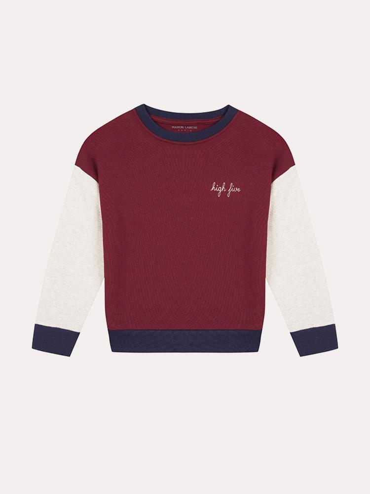 Maison Labiche Little Boys' High Five Sweatshirt