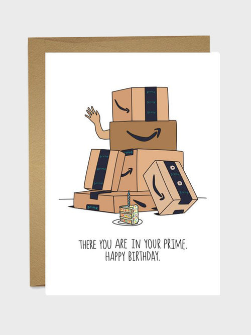 Humdrum Paper You Are In Your Prime Birthday Greeting Card - Saint Bernard