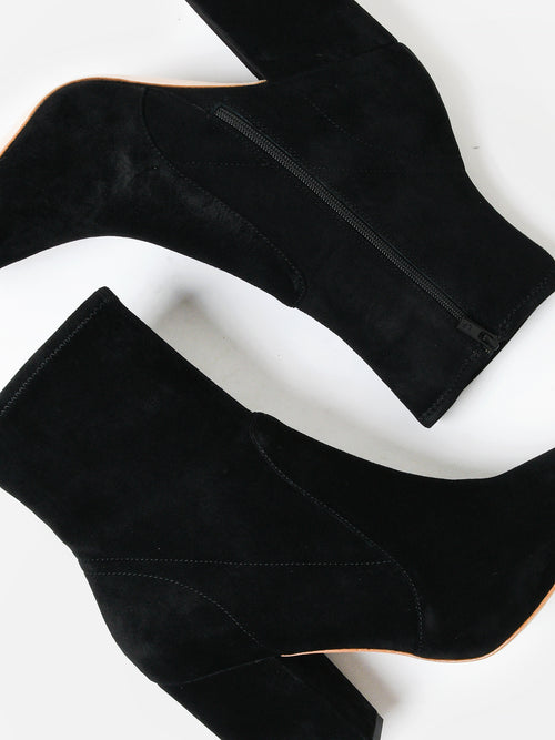 Loeffler Randall Women's Isla Suede Slim Ankle Bootie