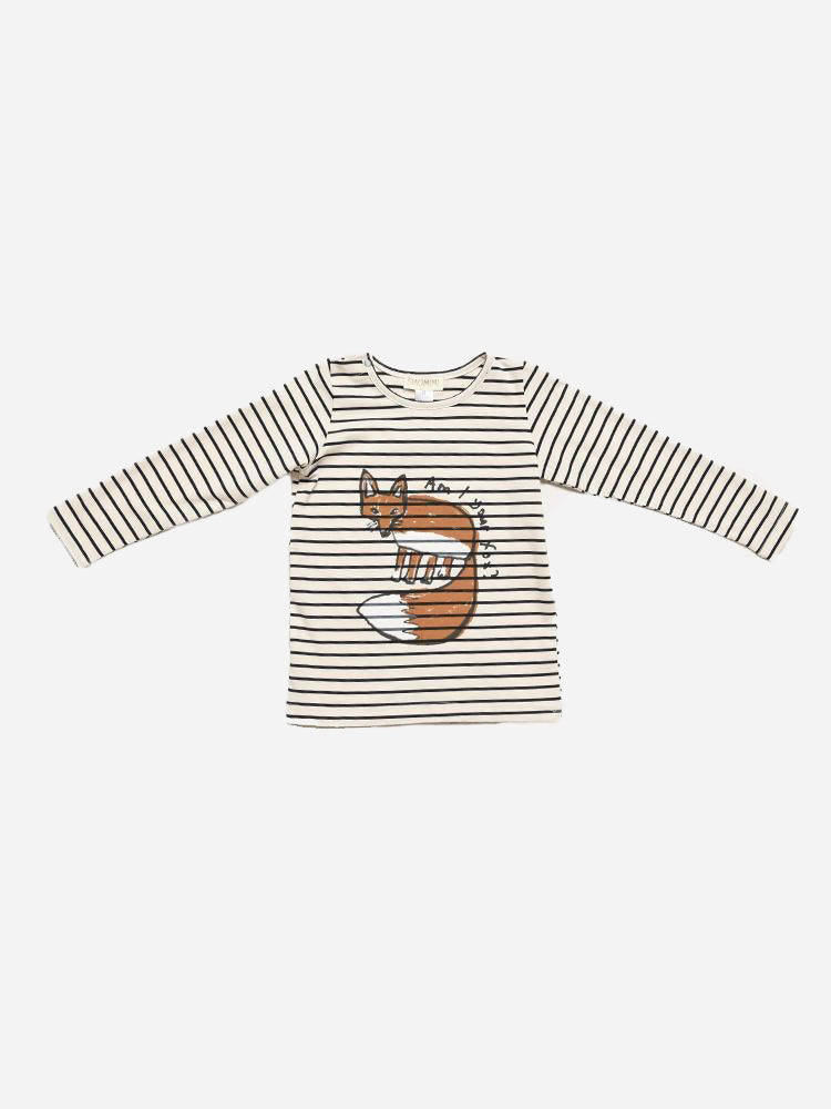 Siaomimi Girls' Fox Tee - Saint Bernard