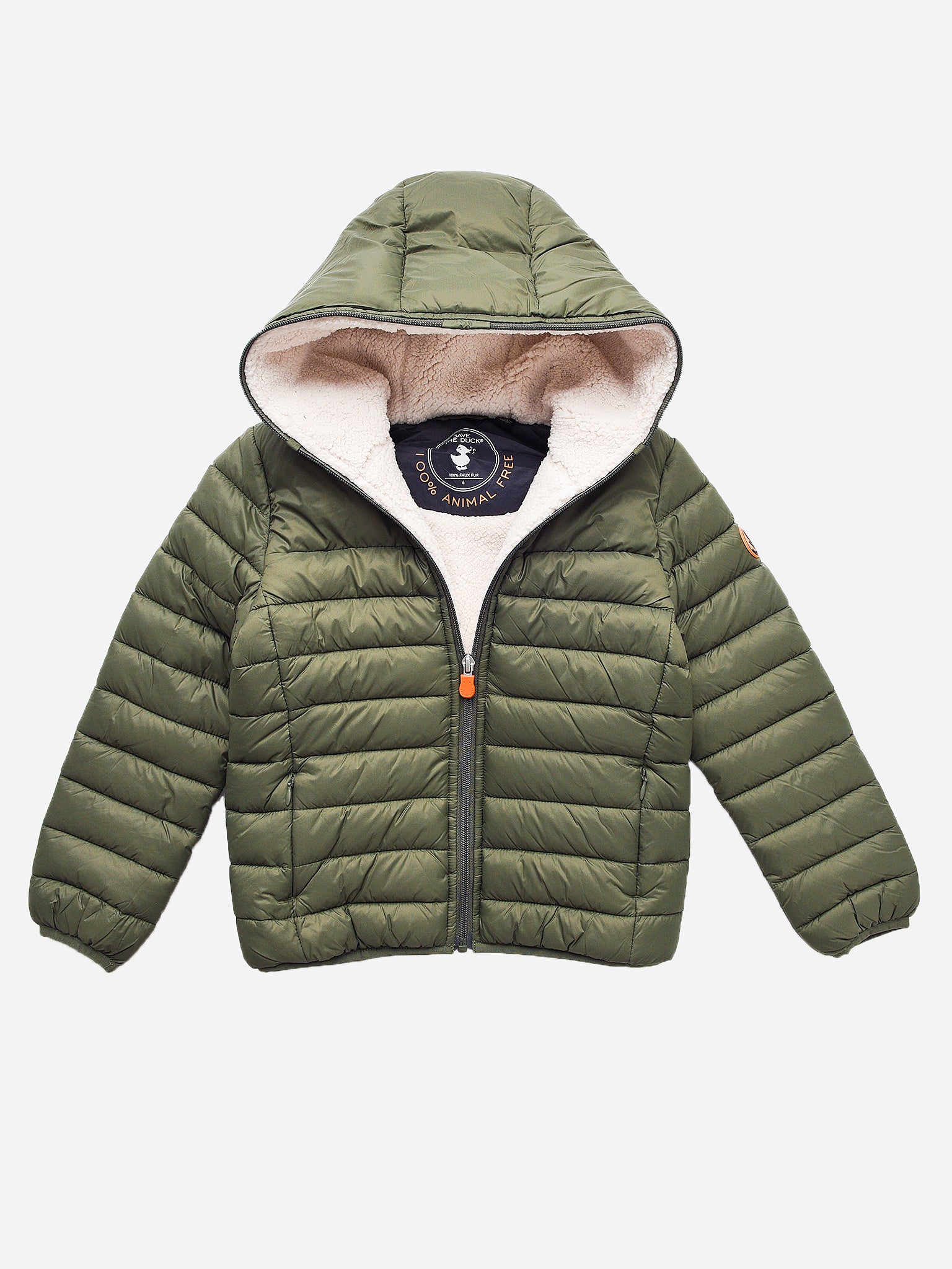 Save The Duck Boys' Rob Hooded Jacket - Saint Bernard