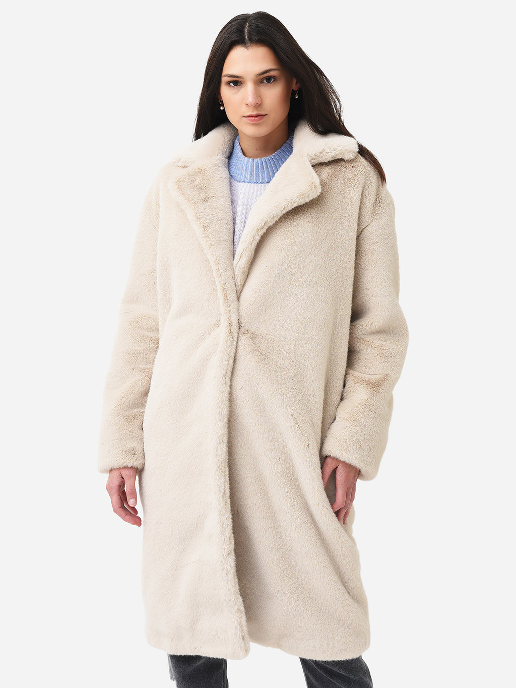 SPRWMN Women's Long Coat - Saint Bernard