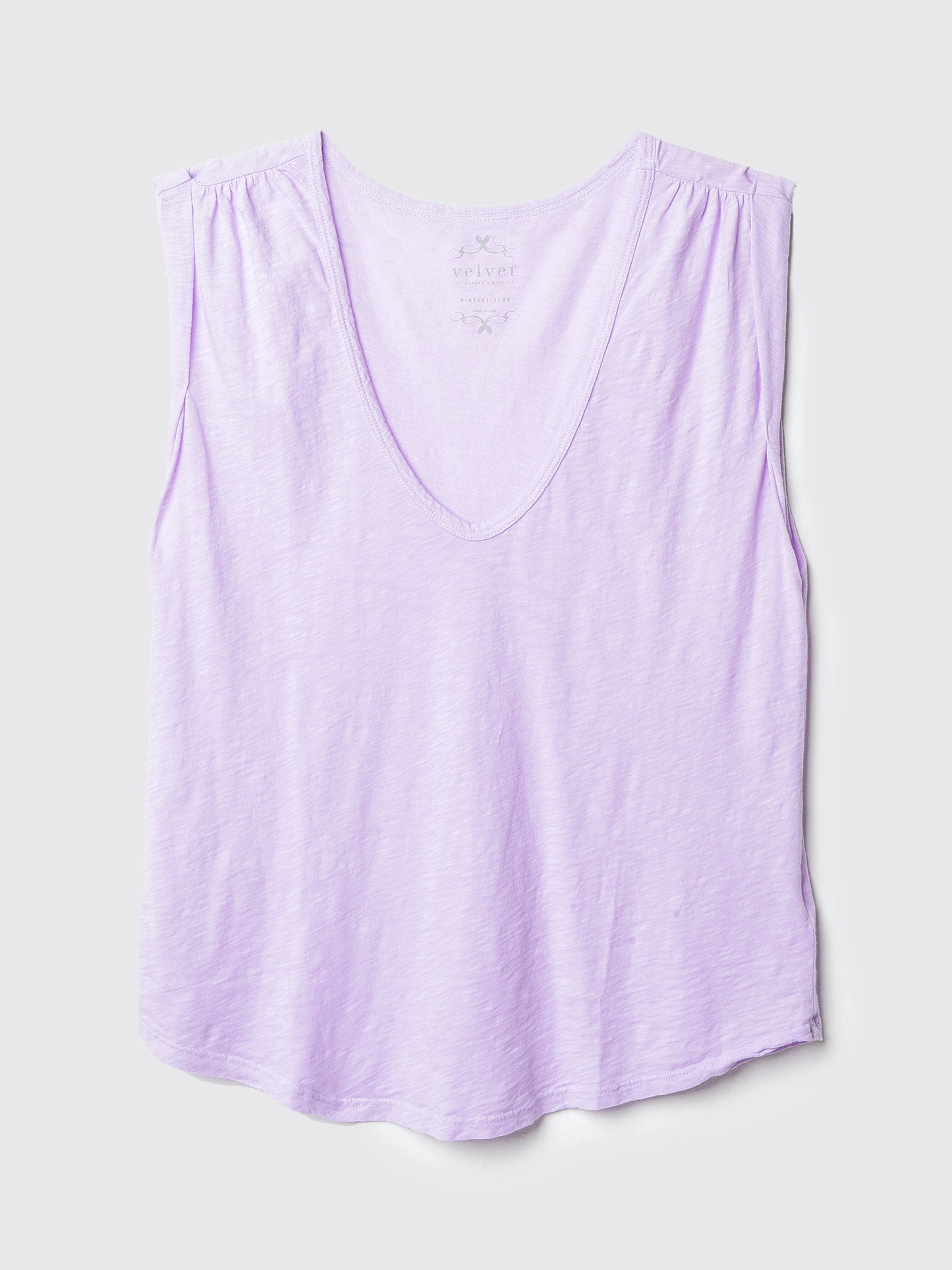 Velvet Women's Jayden Cotton Slub Scoop Neck Tee - Saint Bernard