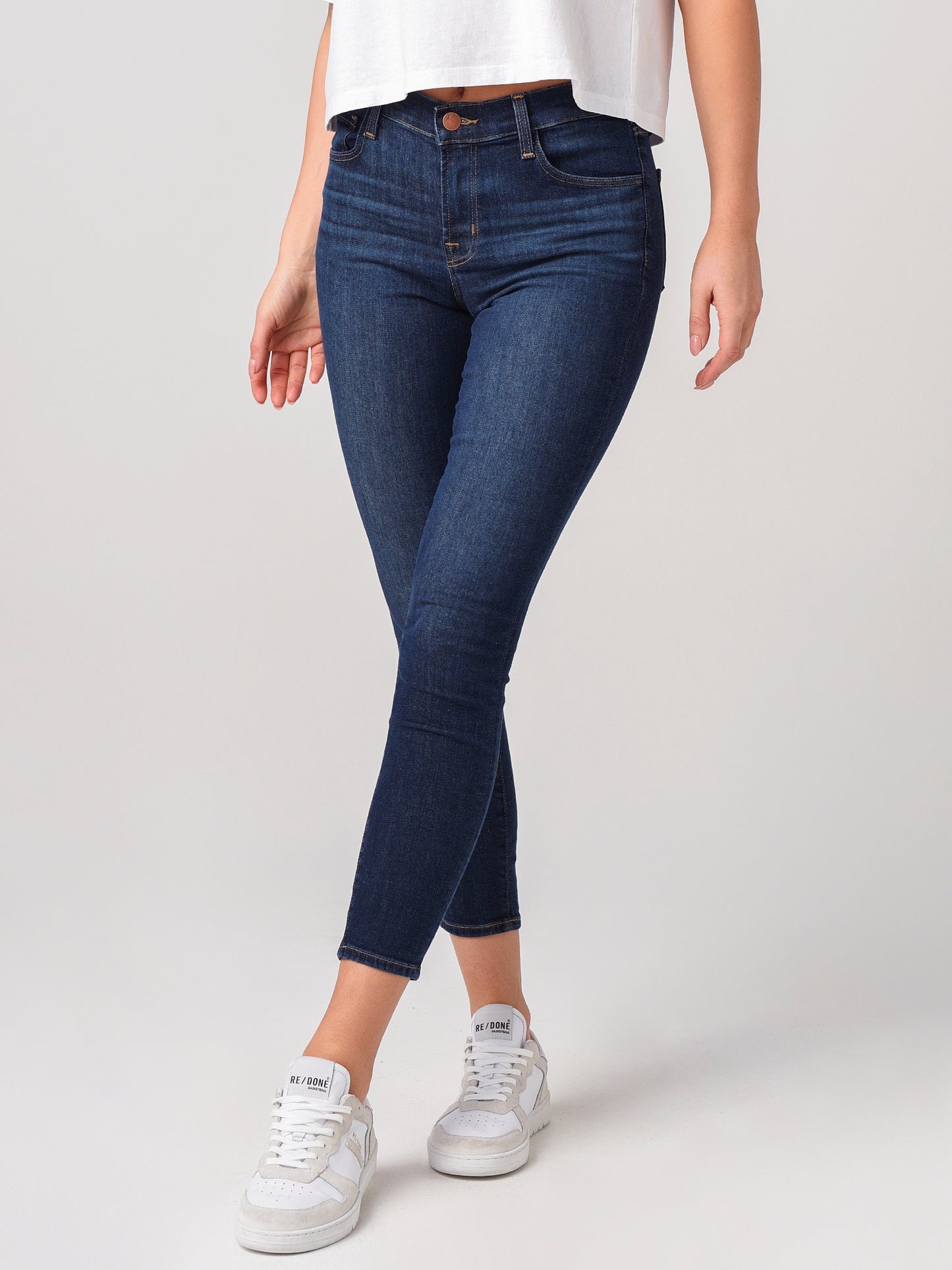 J Brand Women's 835 Mid Rise Crop Skinny Jean
