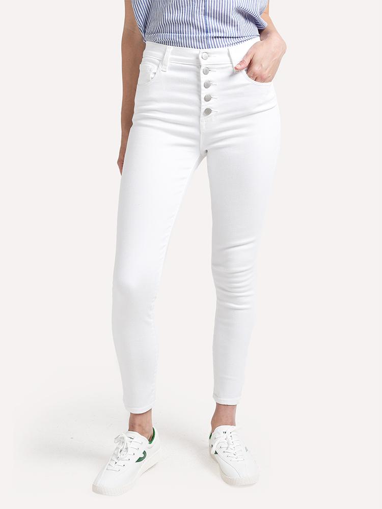 J Brand Lillie High-Rise Cropped Skinny Jean - Saint Bernard