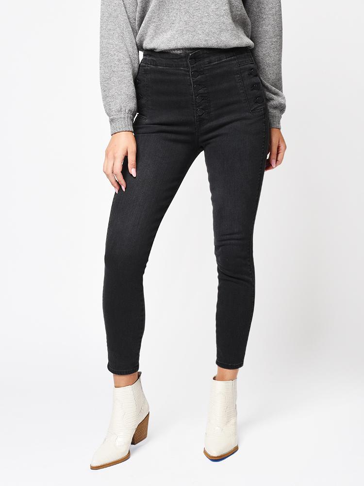 J Brand Women’s Natasha Sky-High Cropped Super Skinny Jean - Saint Bernard