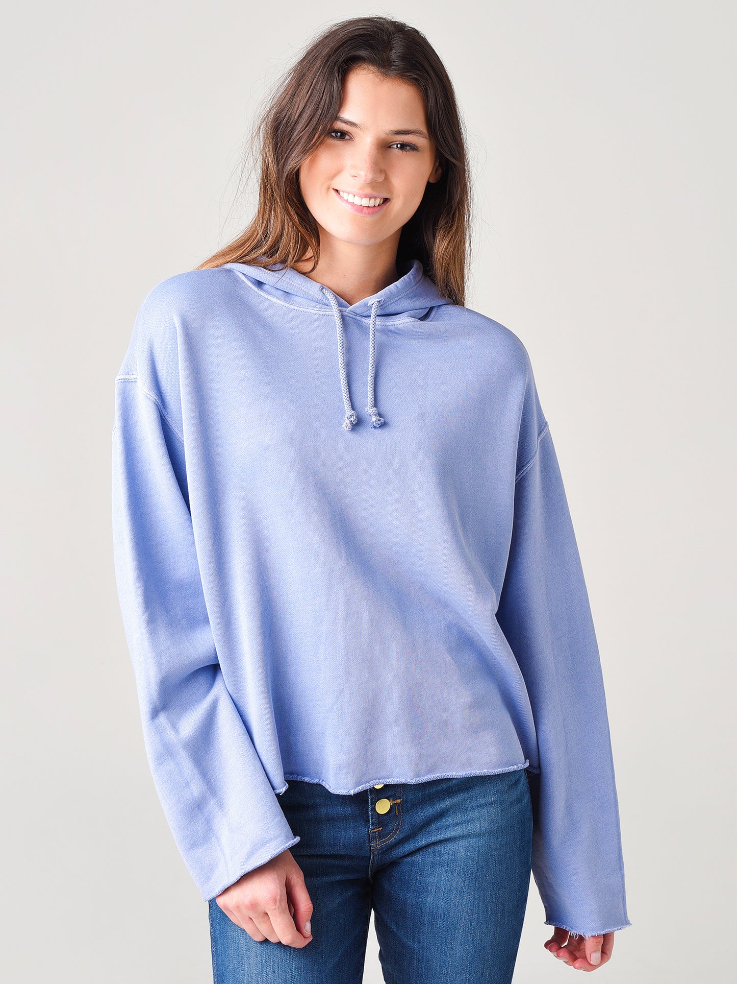 J Brand Women's Carissa Hoodie Sweat Top - Saint Bernard