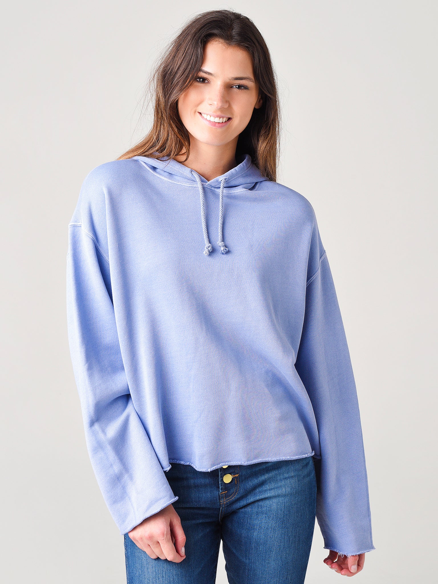 J Brand Women's Carissa Hoodie Sweat Top - Saint Bernard