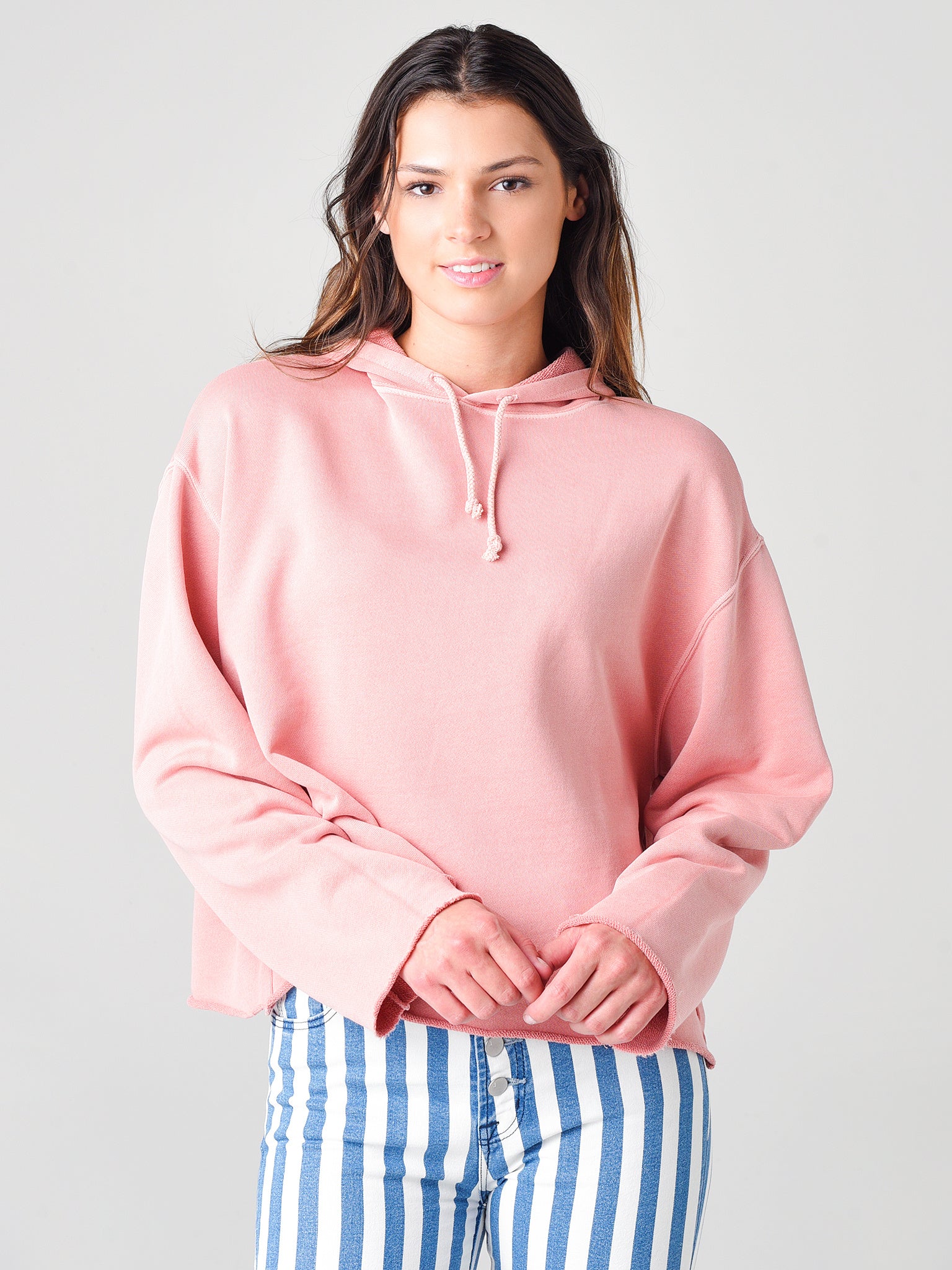 J Brand Women's Carissa Hoodie Sweat Top - Saint Bernard