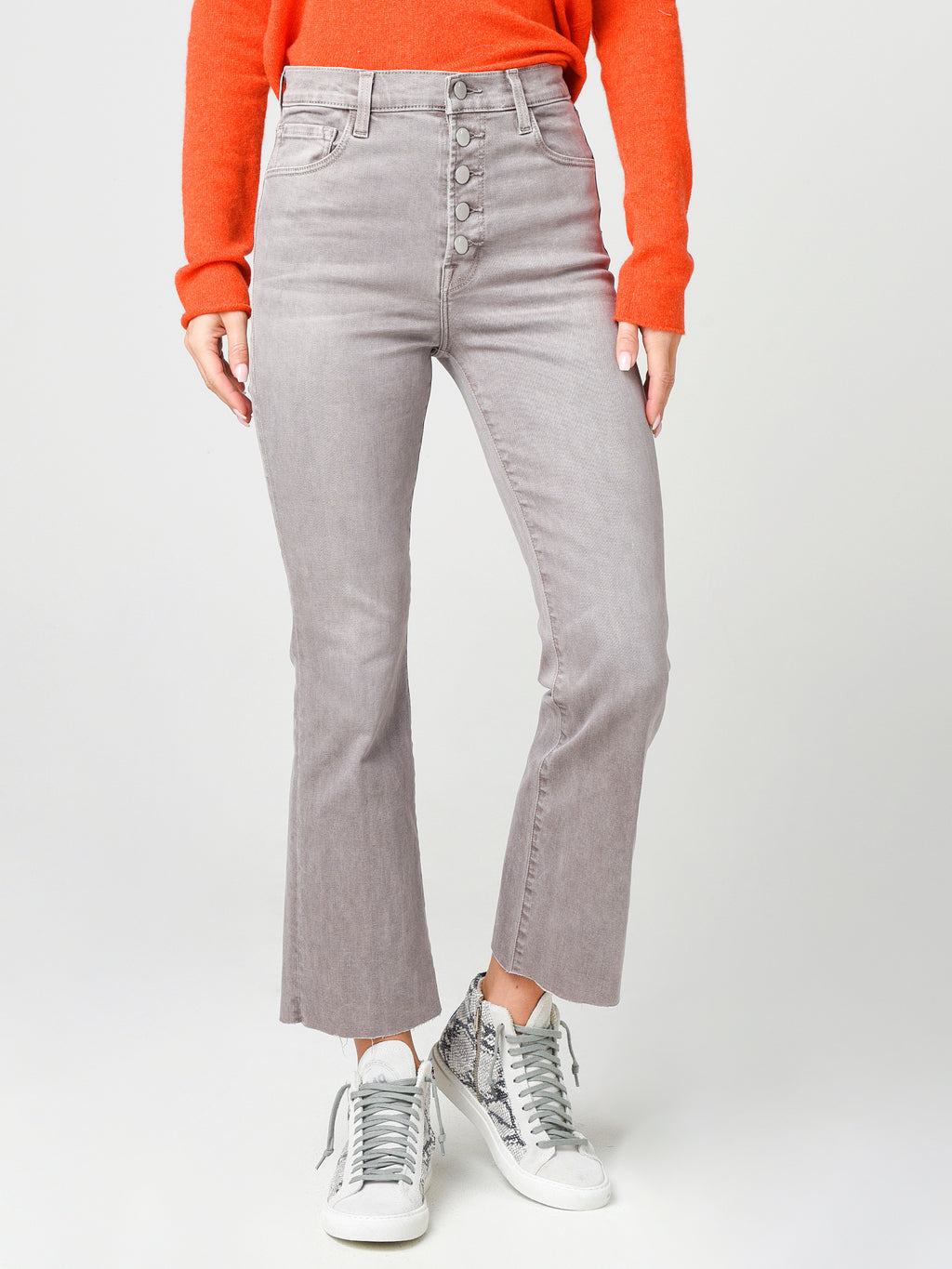 J Brand Women's Lillie High-Rise Cropped Skinny Jean - Saint Bernard