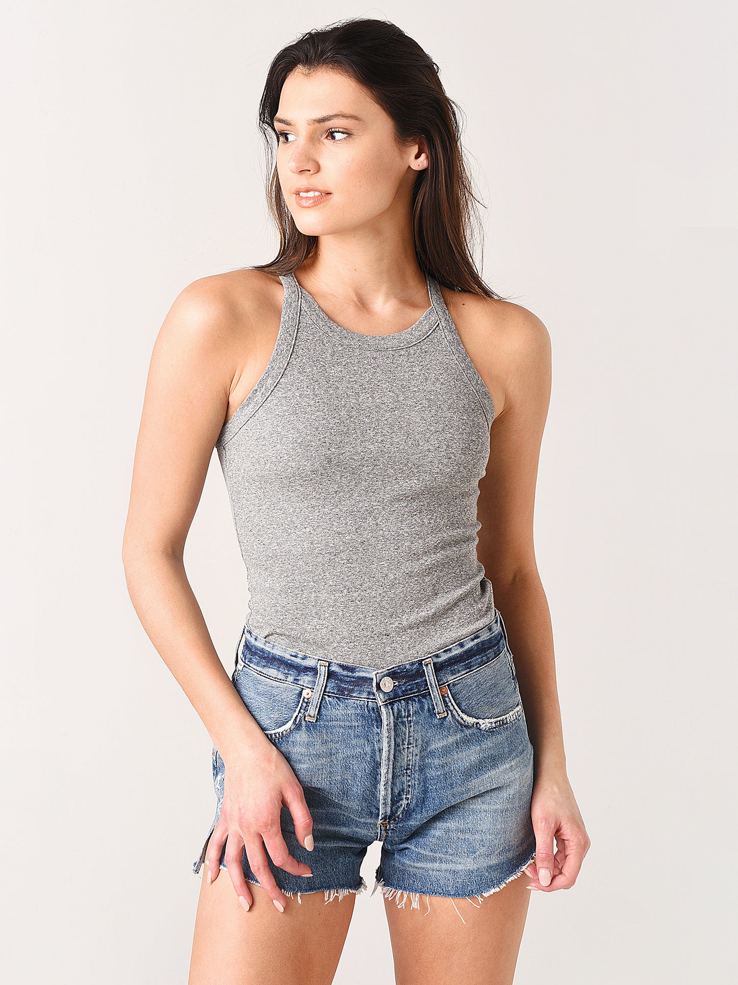 J Brand Women's Claire Ribbed Tank
