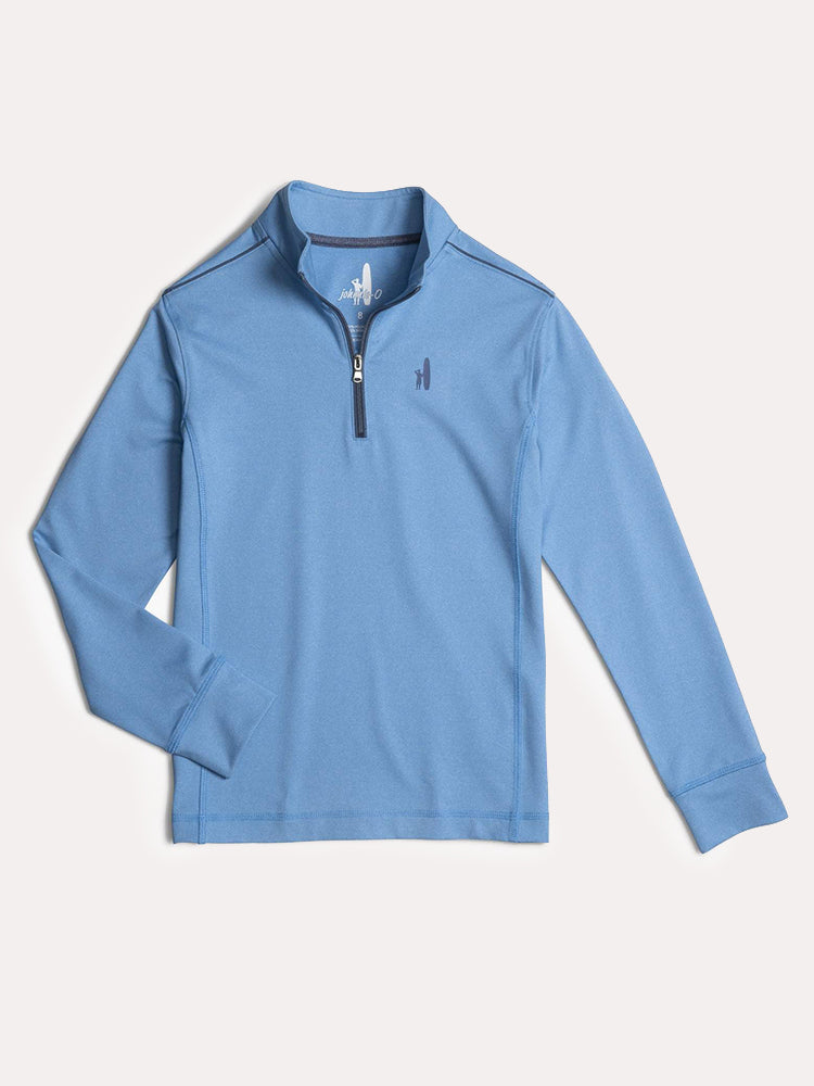 Johnnie-O Boys' Lammie Prep-Formance 1/4 Zip Jr. Pullover - Saint Bernard