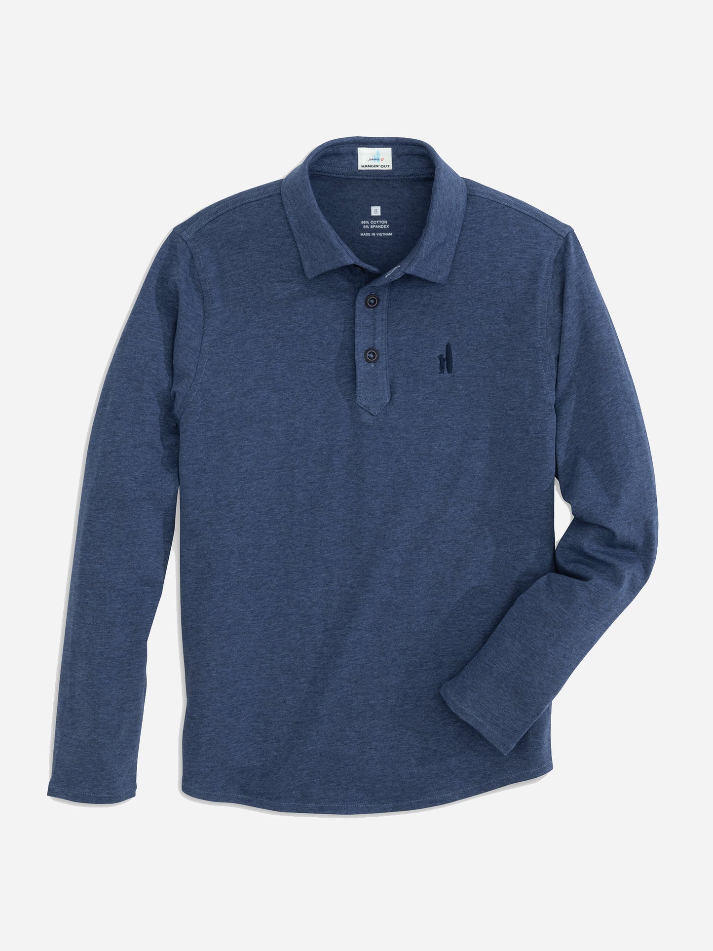 Johnnie-O Boys' Wylie Jr. Long Sleeve Polo - Saint Bernard