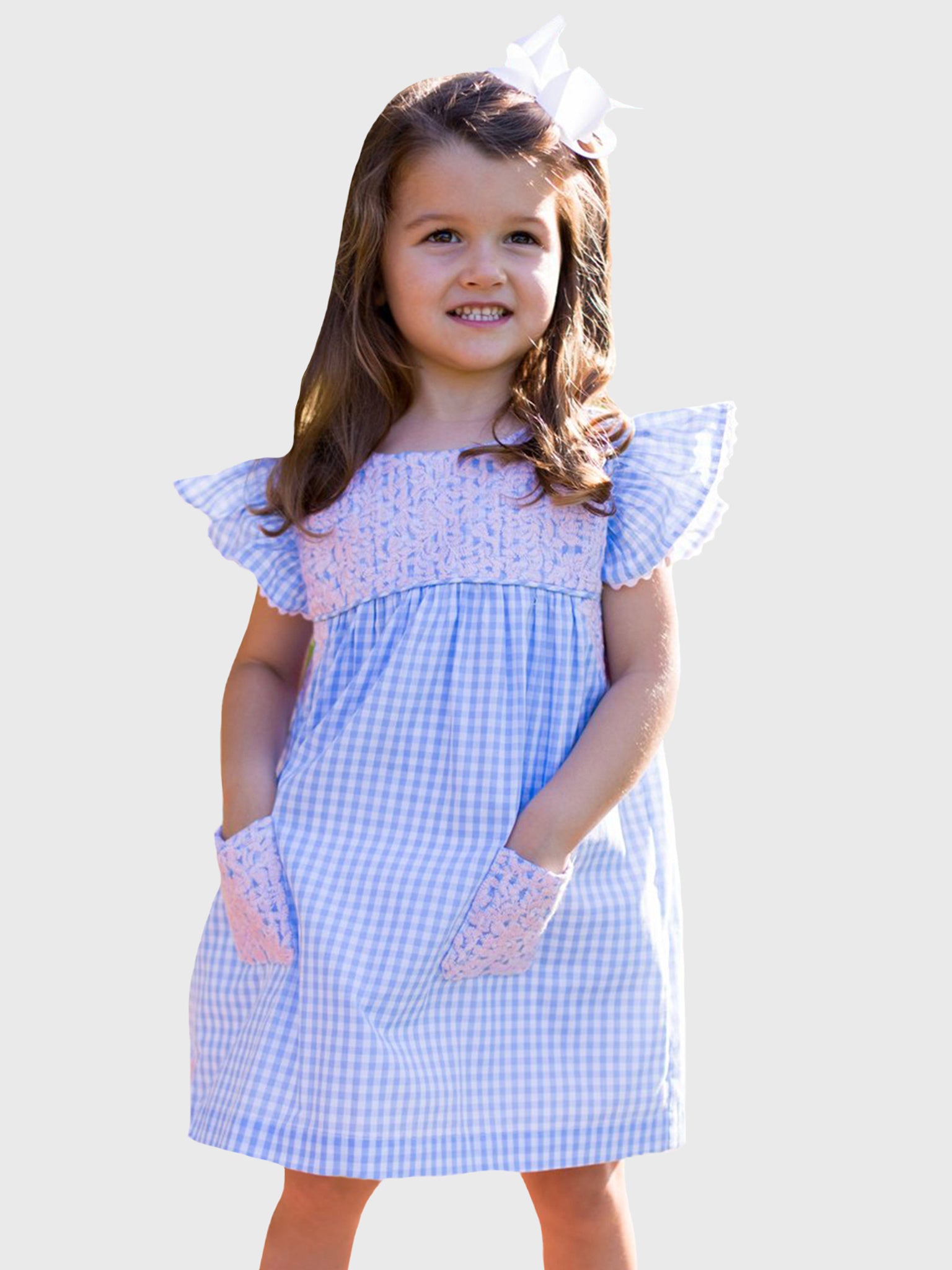 J. Marie Little Girls' The Clara Dress - Saint Bernard