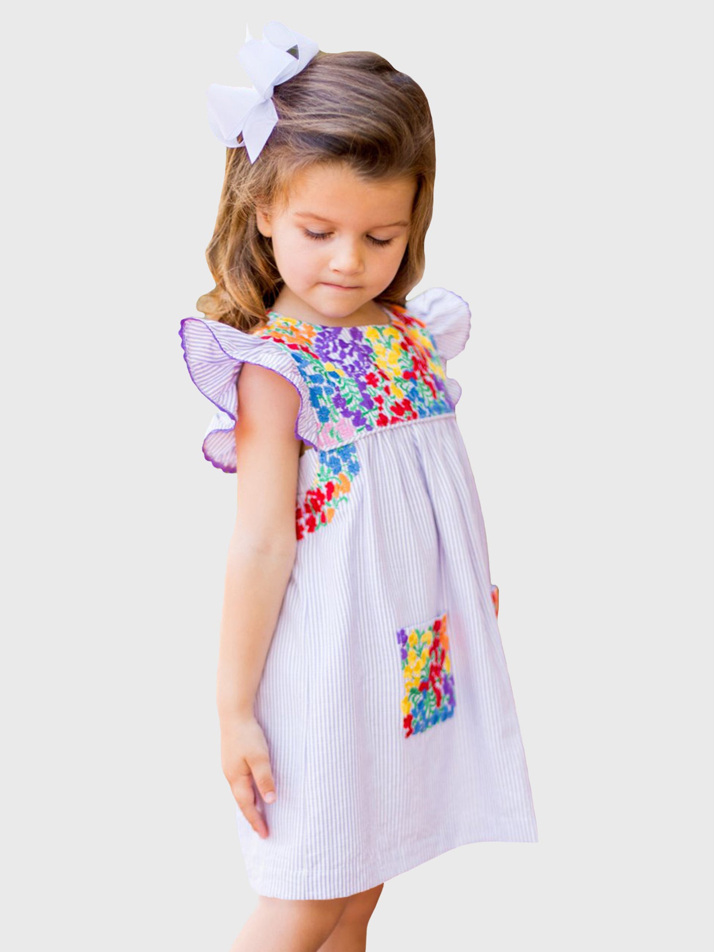 J. Marie Little Girls' The Camilla Dress - Saint Bernard