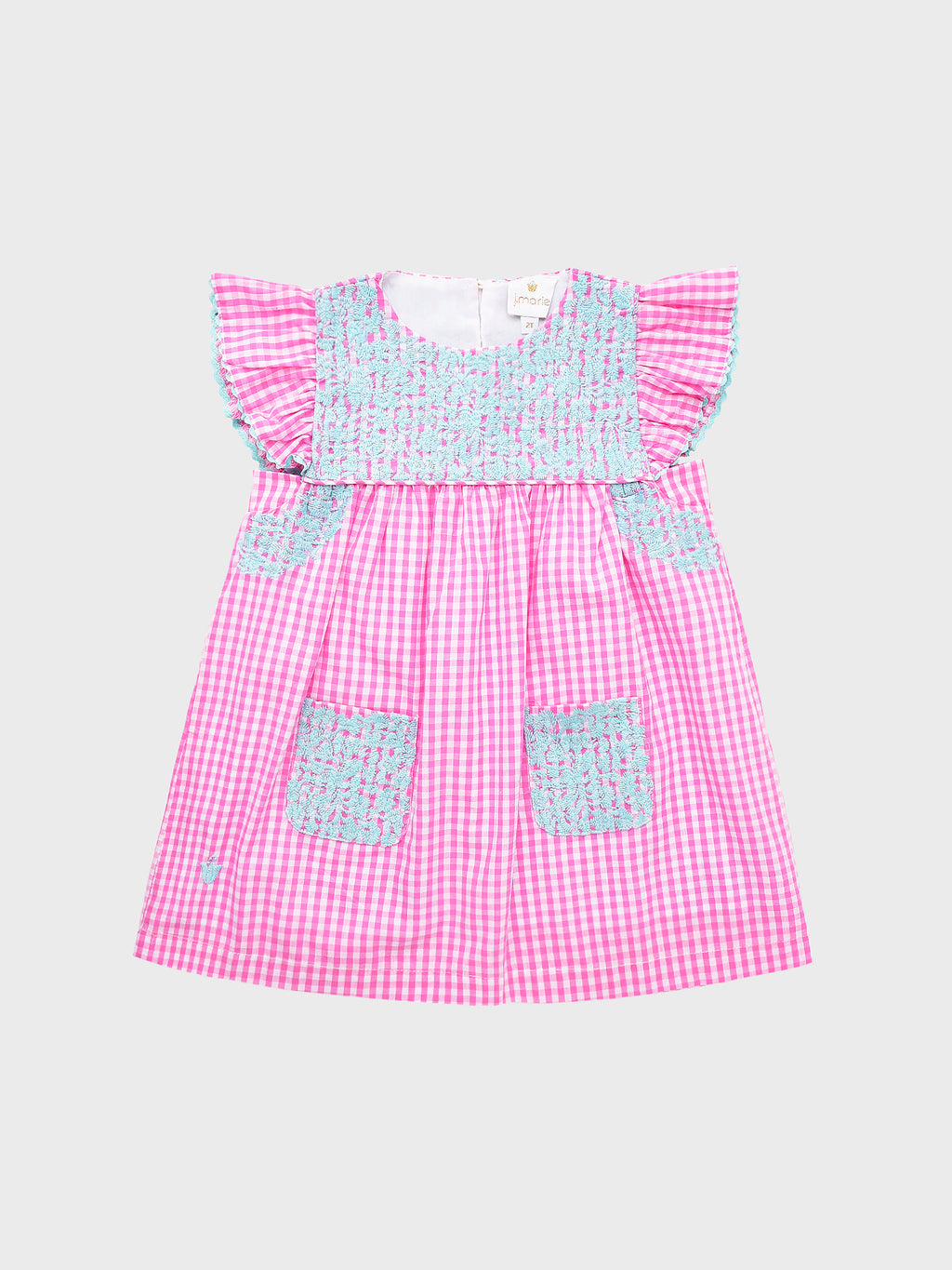 J. Marie Little Girls' Tiffany Dress - Saint Bernard