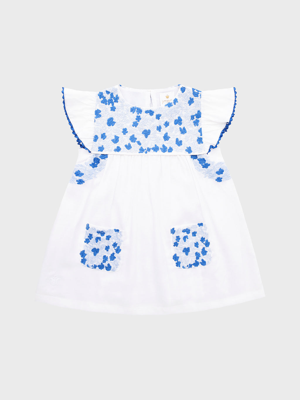 J. Marie Little Girls' Lucia Dress - Saint Bernard