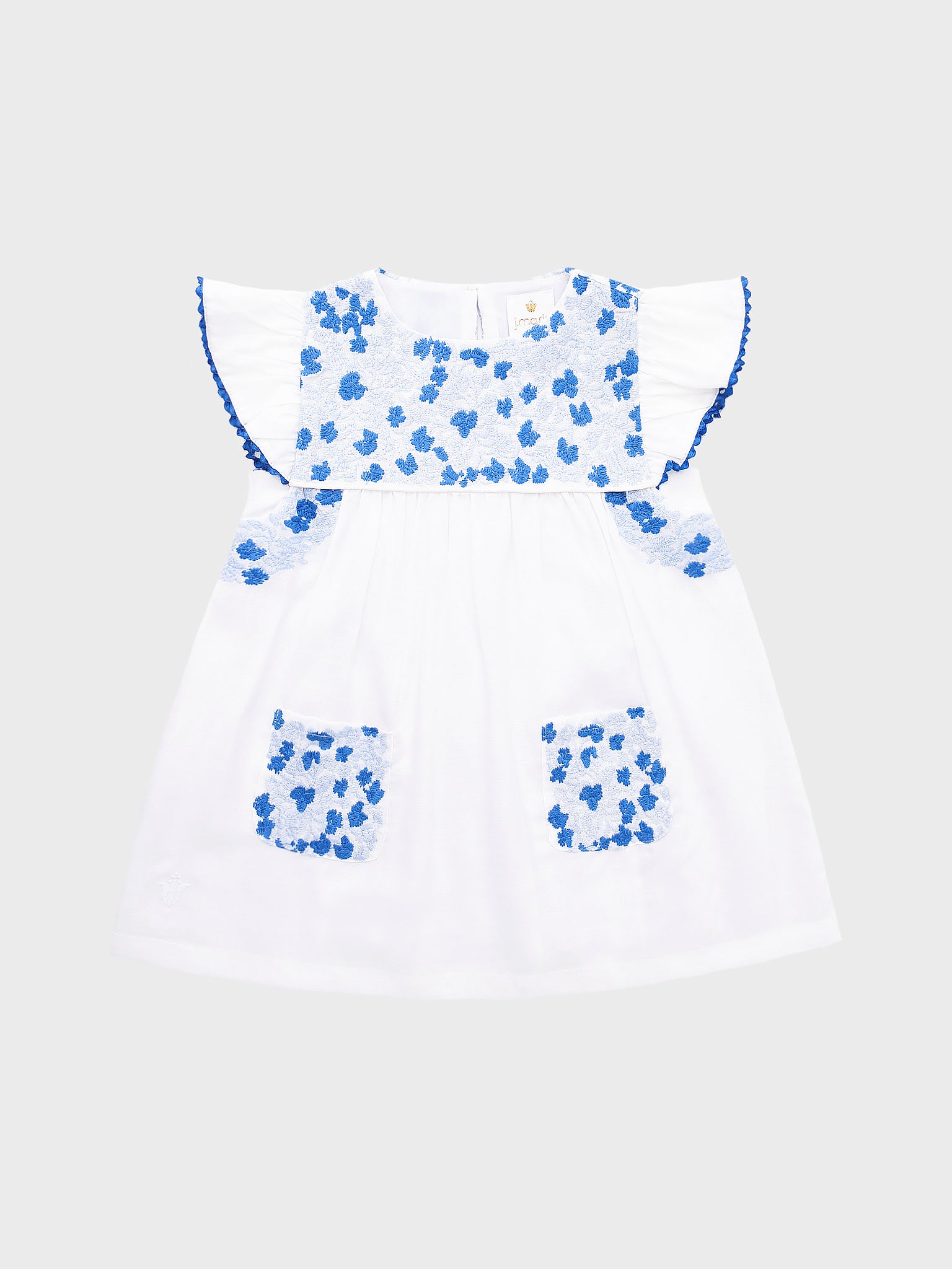 J. Marie Little Girls' Lucia Dress - Saint Bernard