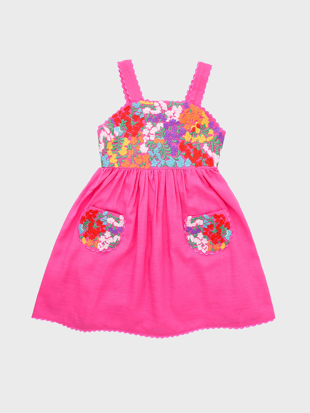 J. Marie Little Girls' Cameron Dress - Saint Bernard