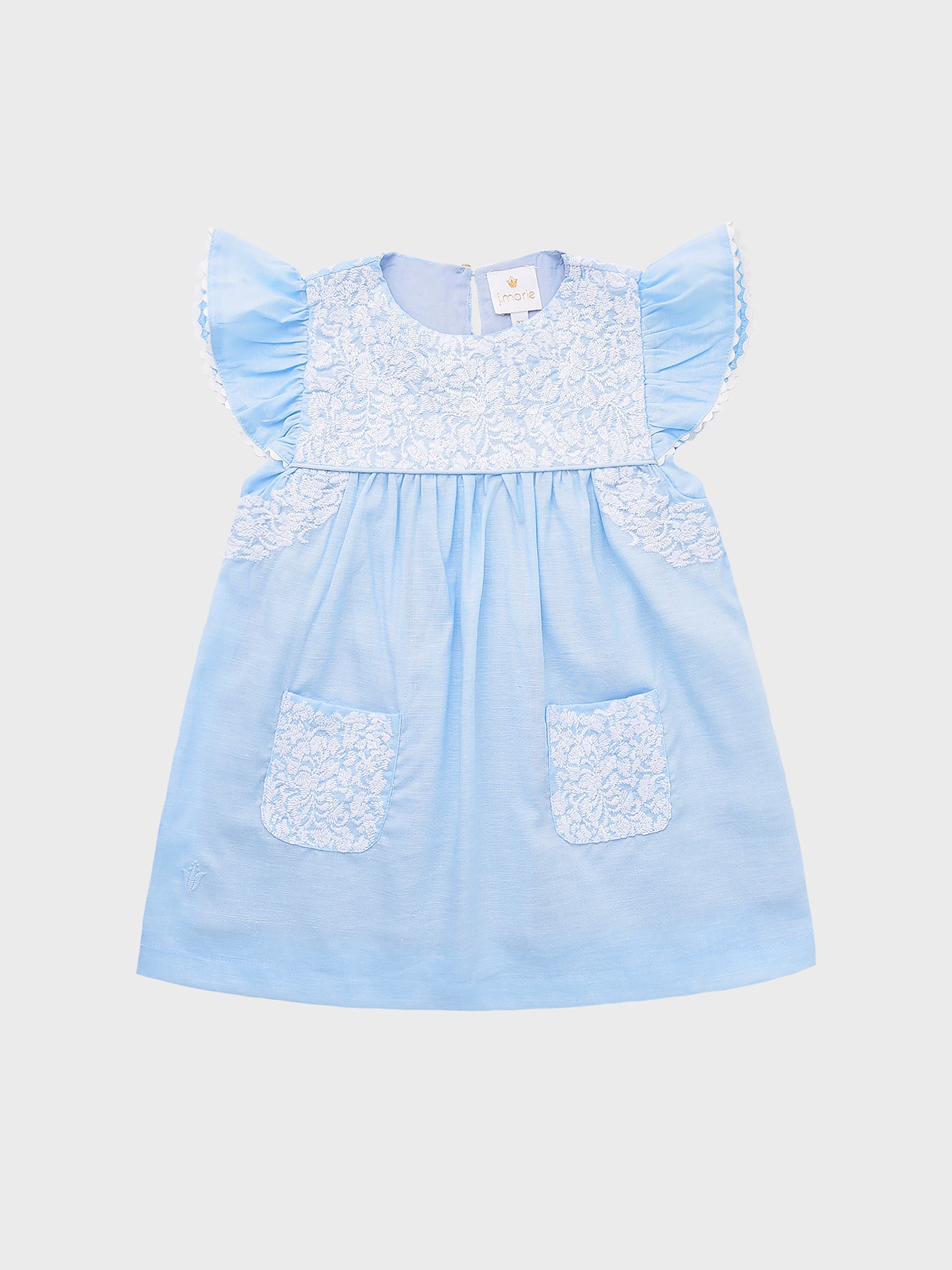 J. Marie Little Girls' Mary Dress - Saint Bernard