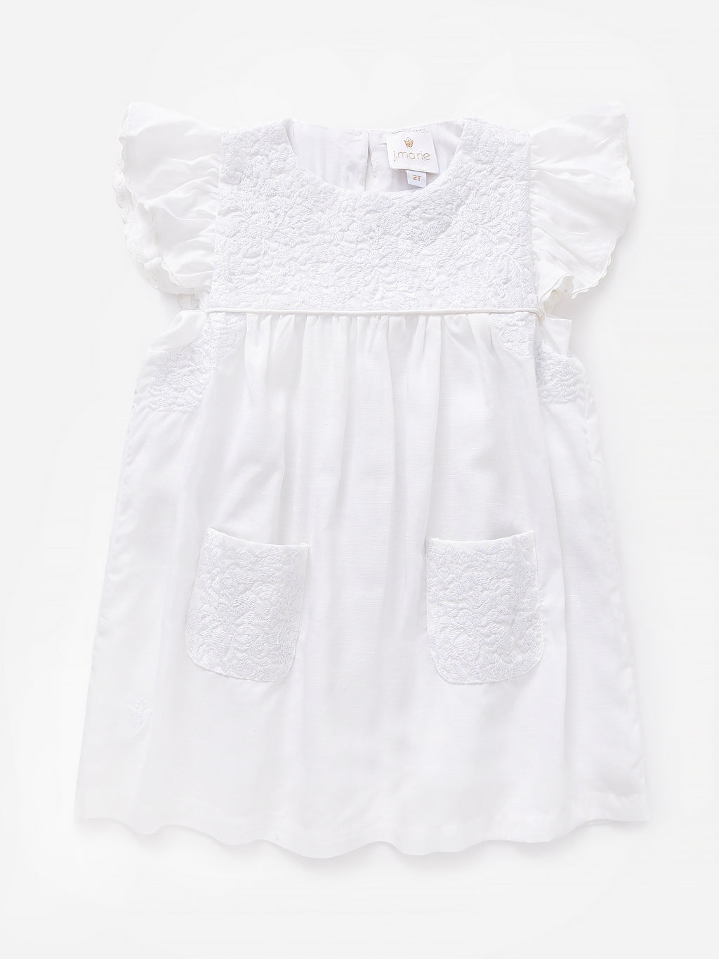 J. Marie Toddler Girls' Mona Dress - Saint Bernard