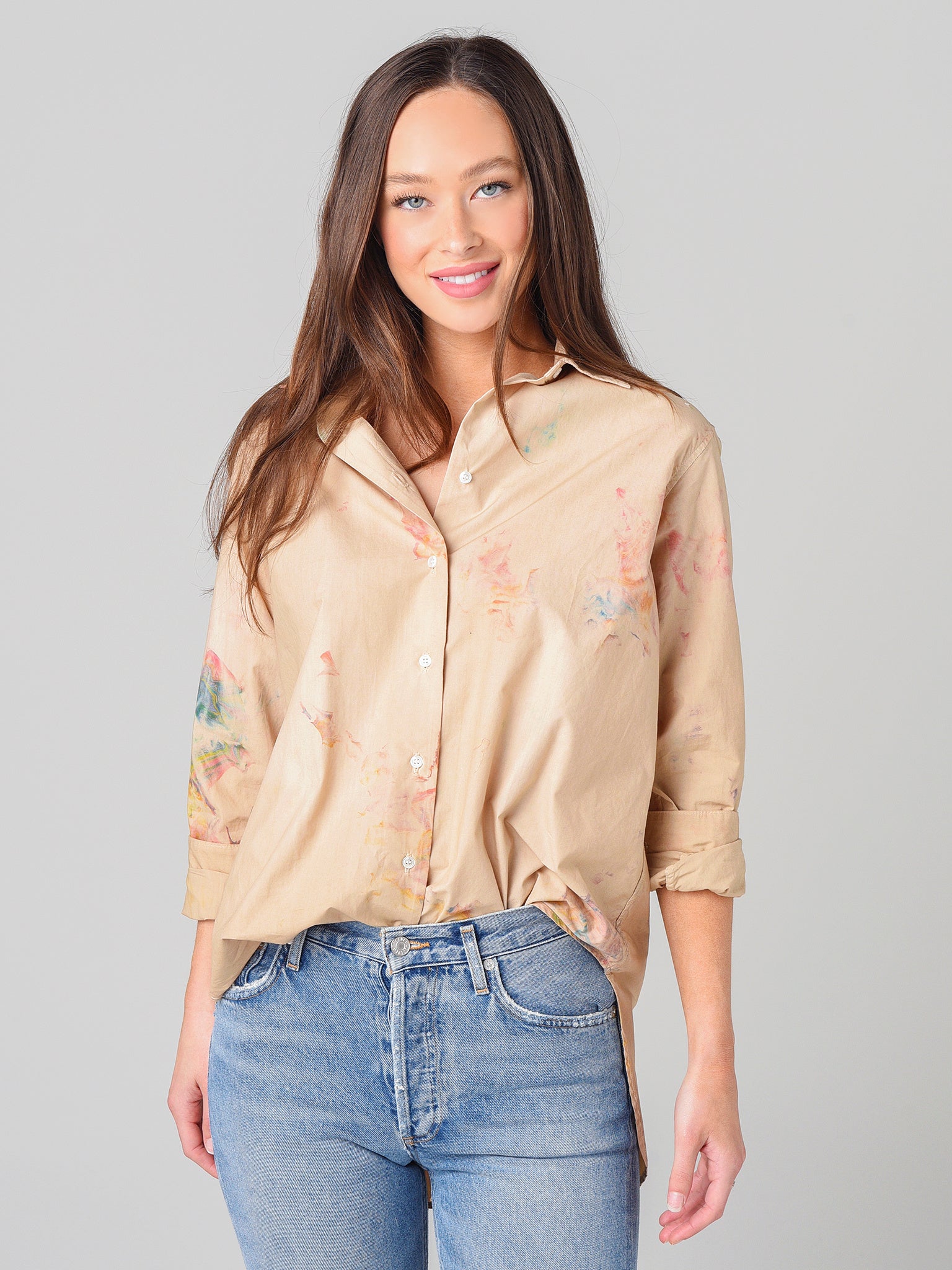 John Elliot Women's Pia Button-Down Shirt - Saint Bernard