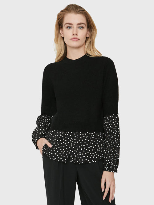 Brochu Walker Women's Ebbi Layered Crew Looker Sweater - Saint Bernard