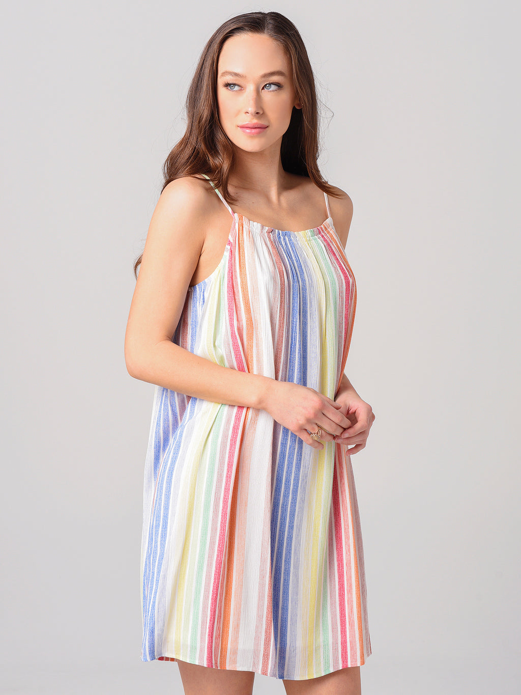 THML Stripe Midi Dress - Saint Bernard