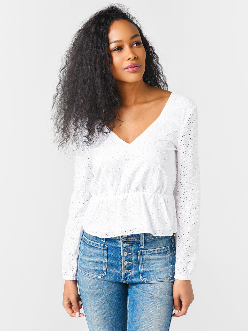 Jack Women's All Eyelets On You Blouse - Saint Bernard