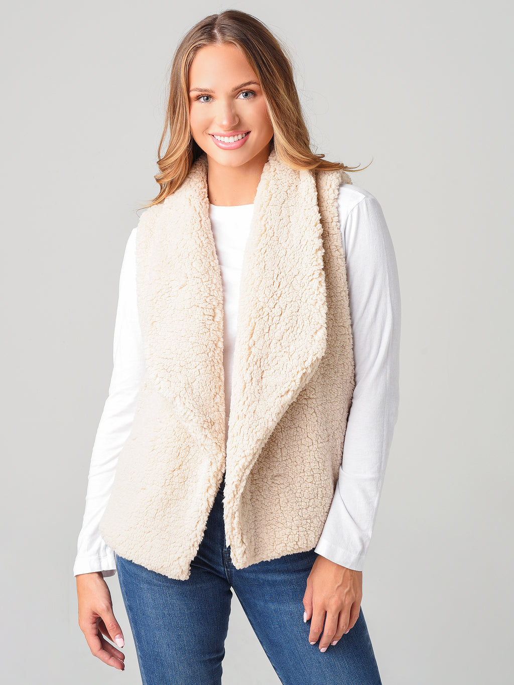 BB Dakota Women's Fleeced I Could Do Vest - Saint Bernard