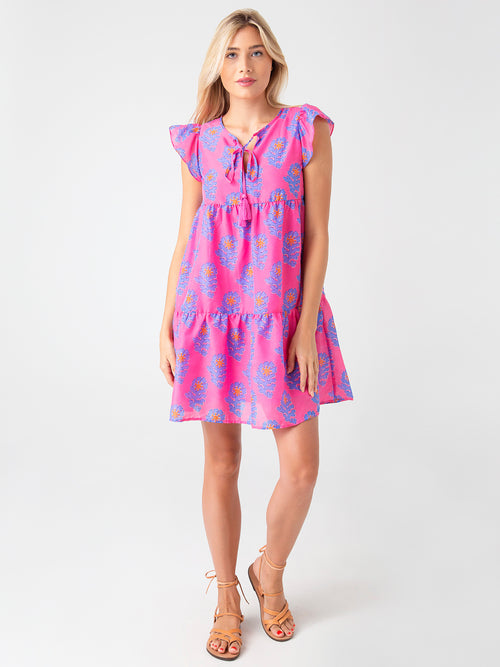 J. Marie Women's Piper Ruffle Dress