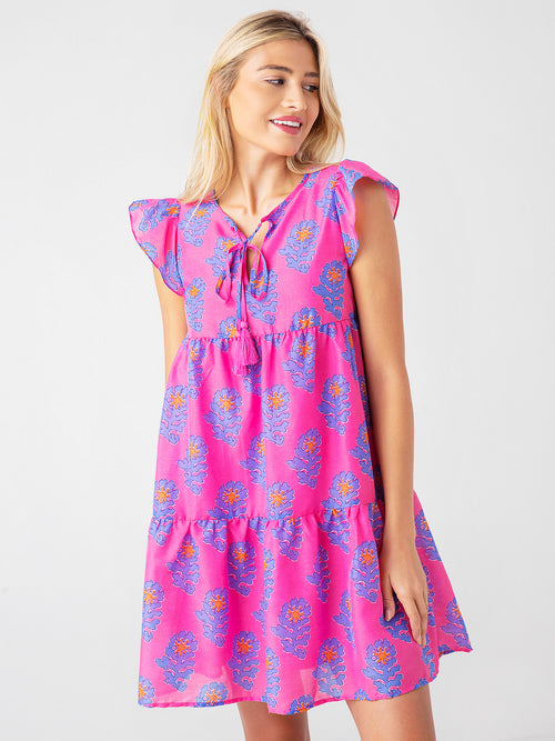 J. Marie Women's Piper Ruffle Dress
