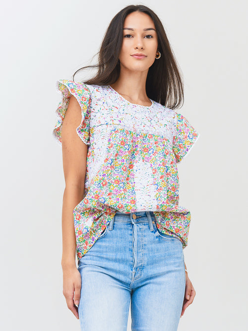 J.Marie Women's June Ruffle Top