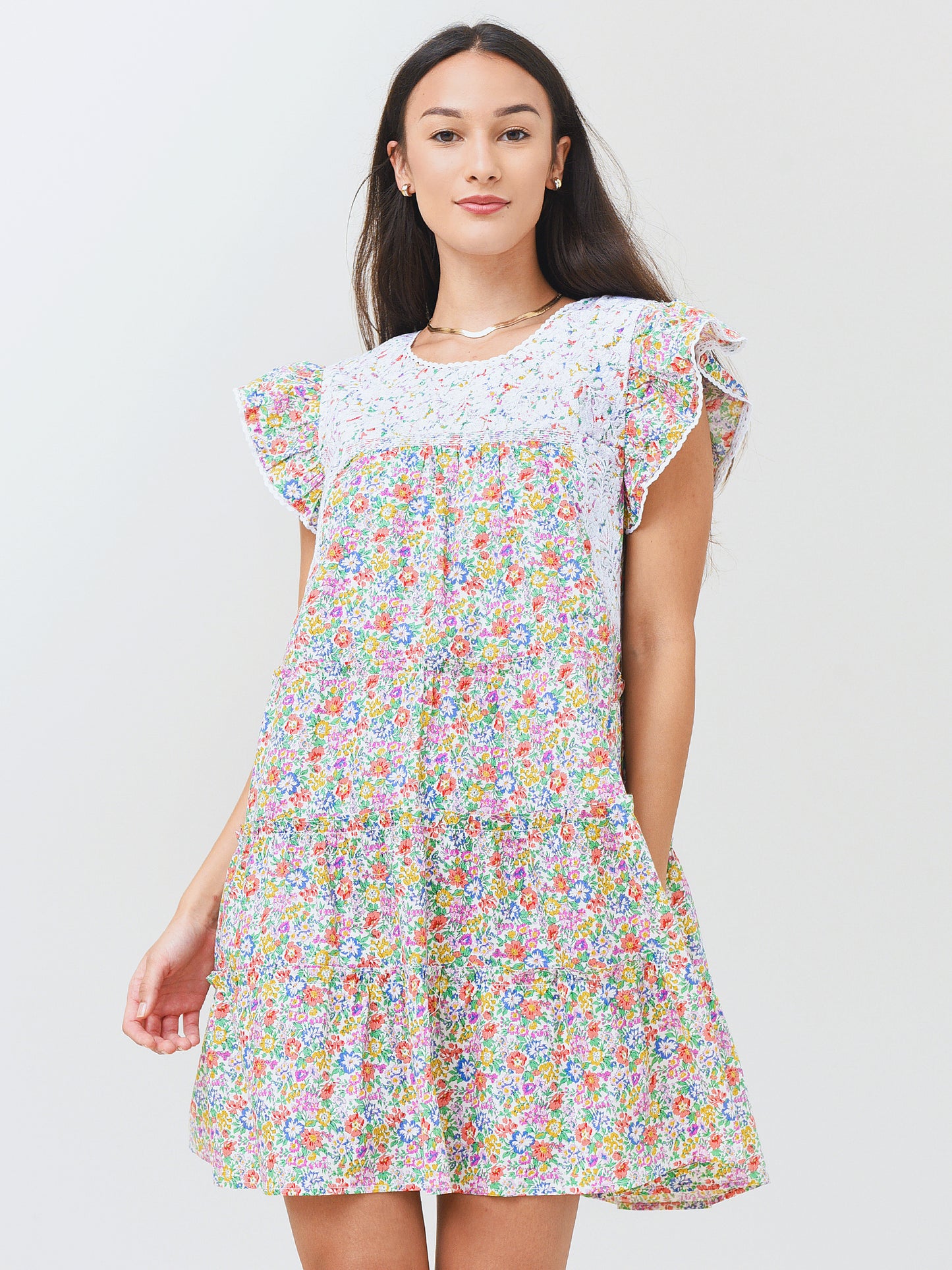 J. Marie Women's June Ruffle Dress - Saint Bernard