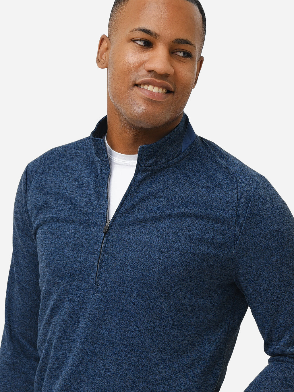 Johnnie-O Men's Reflex Fleece Prep-Formance Quarter-Zip - Saint Bernard