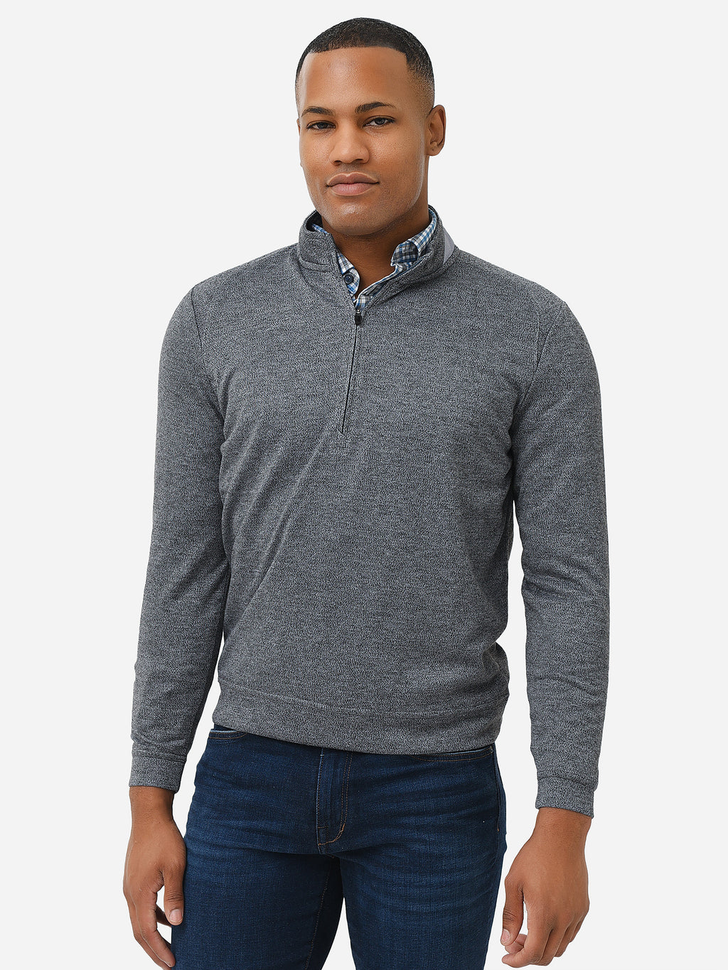 Johnnie-O Men's Reflex Fleece Prep-Formance Quarter-Zip - Saint Bernard