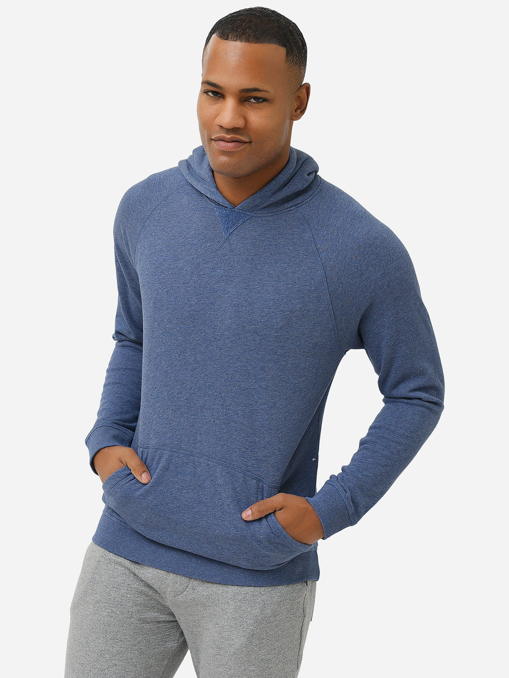 Johnnie-O Men's Heathered Hensley Fleece Hoodie - Saint Bernard