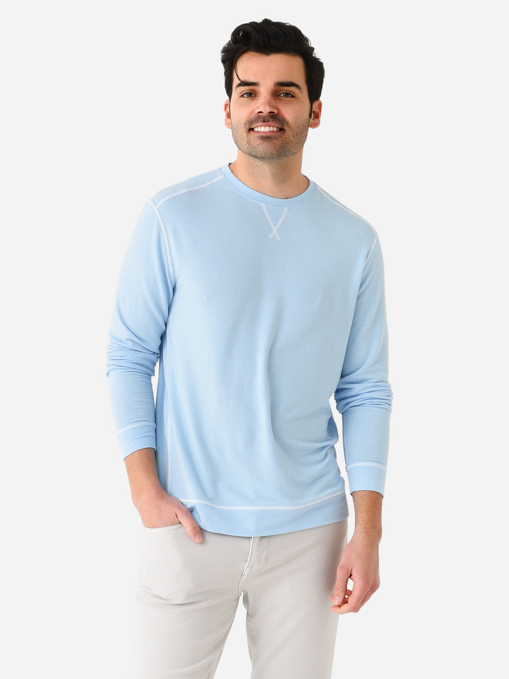 Johnnie-O Men's Archer Crewneck Sweatshirt - Saint Bernard