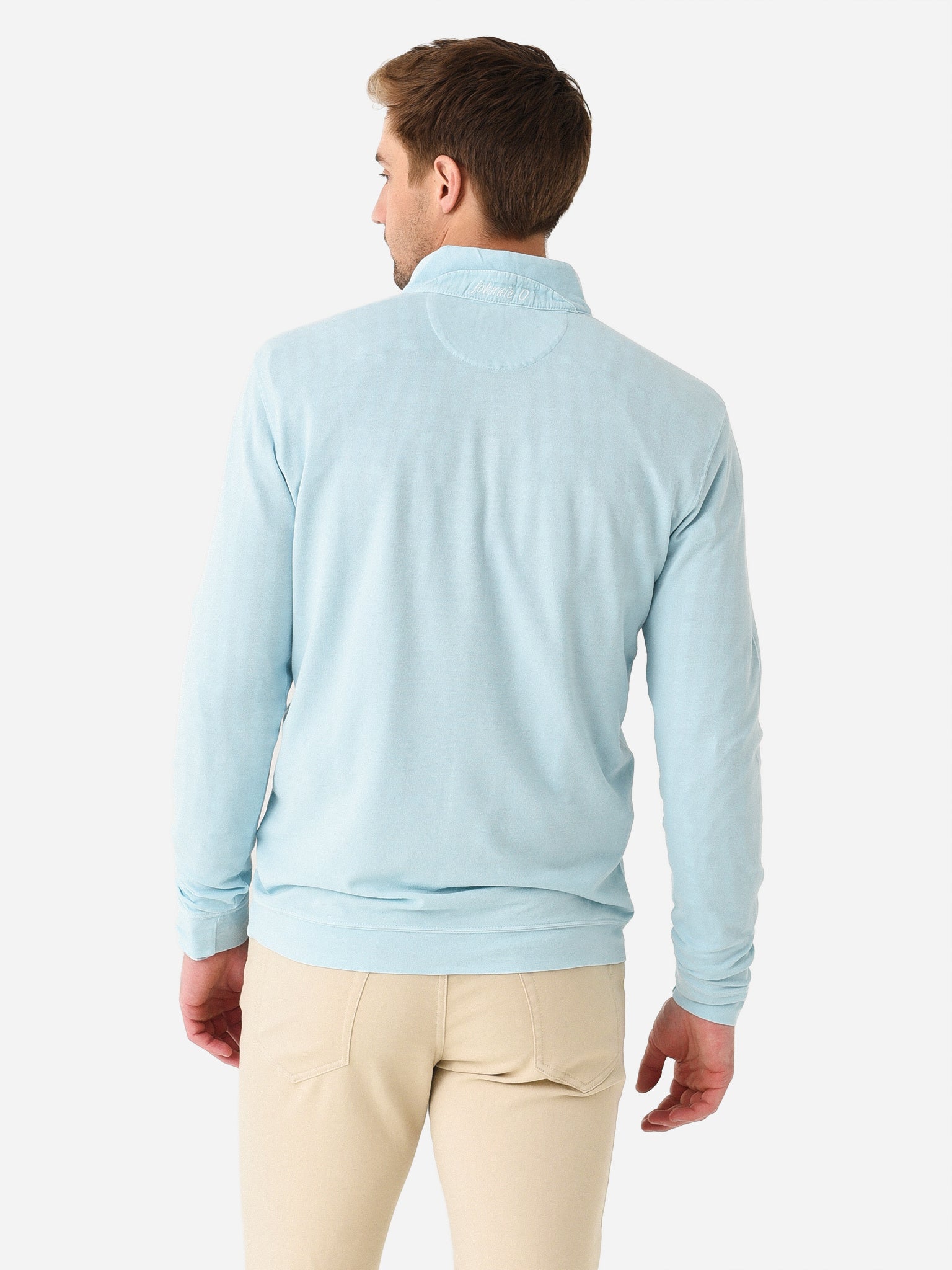 Johnnie-O Men's Derek Piqué Performance Quarter-Zip | $138.00
