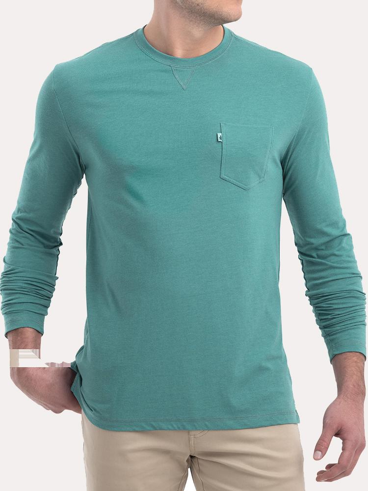 Johnnie-O Men's Matty Long Sleeve T-Shirt - Saint Bernard