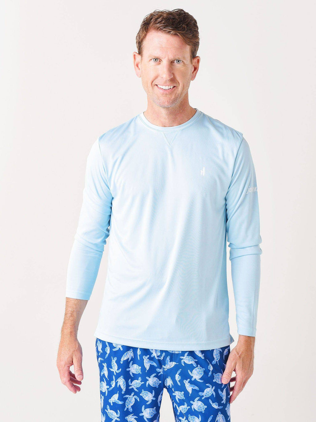 Johnnie-O Men's Sun Daze Long Sleeve Sun Tee - Saint Bernard