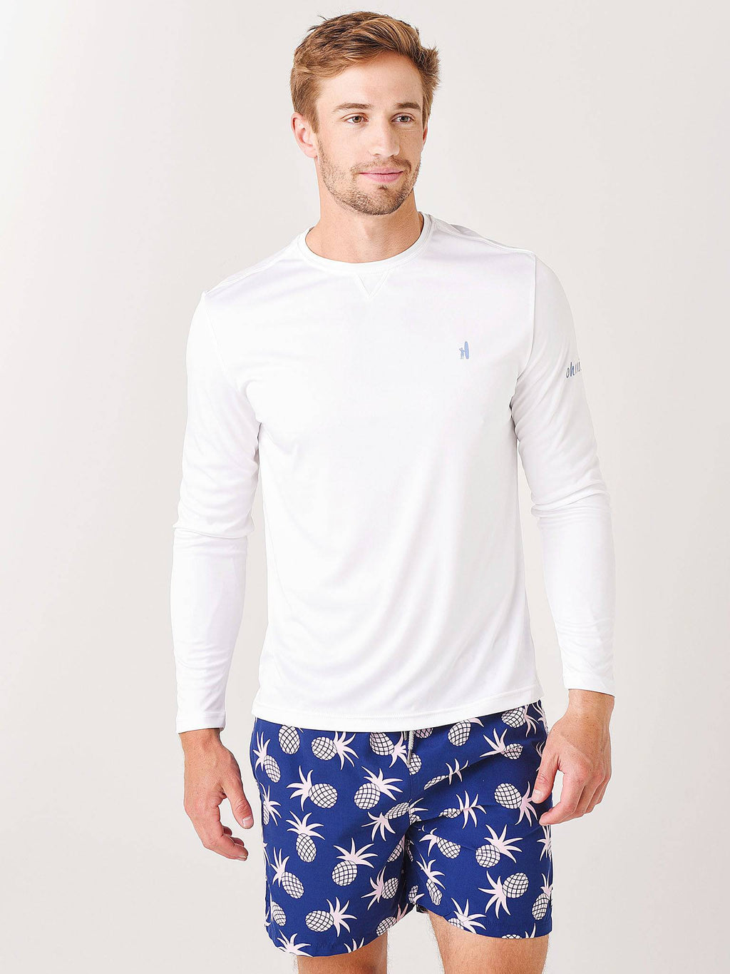 Johnnie-O Men's Sun Daze Long Sleeve Sun Tee - Saint Bernard