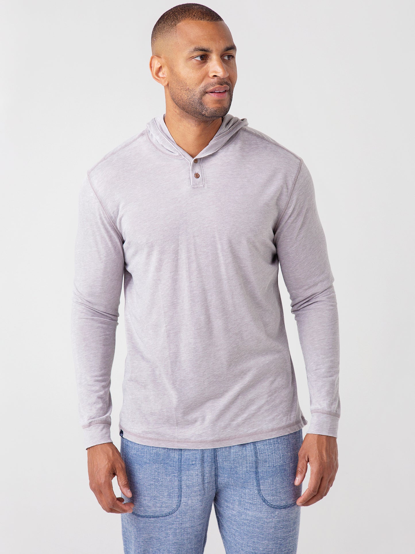 Johnnie-O Men's Zed Henley Tee - Saint Bernard