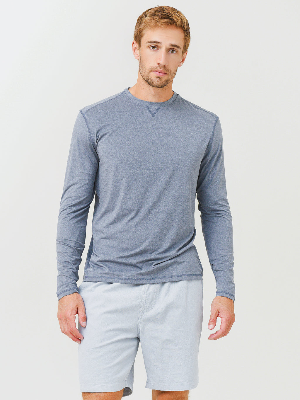 Johnnie-O Men's Runner Long Sleeve Prep-Formance T-Shirt - Saint Bernard