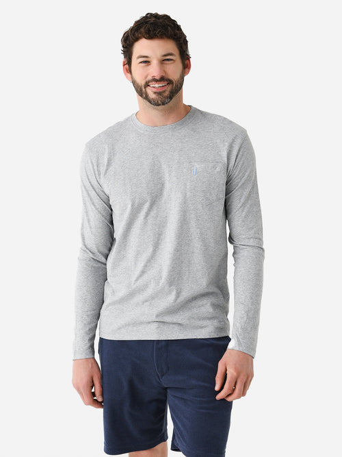 Johnnie-O Men's Heathered Brennan Long Sleeve T-Shirt