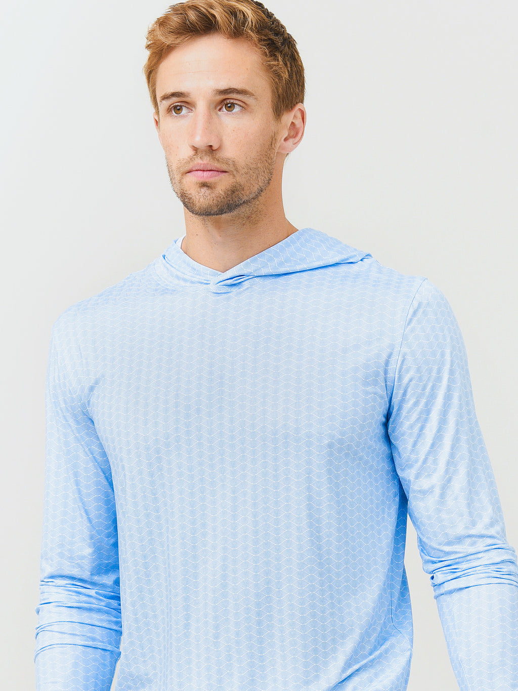 Johnnie-O Men's Suni Prep-Formance T-Shirt Hoodie - Saint Bernard