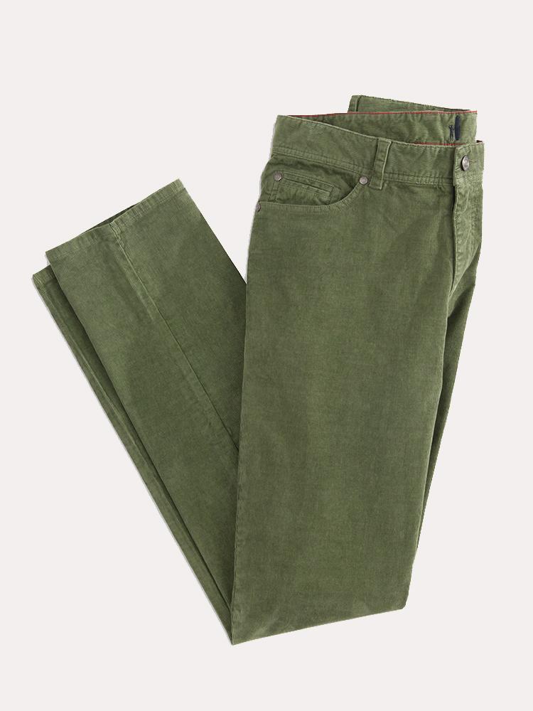 Johnnie-O Men's Ramsey Stretch Corduroy 6-Pocket Pant - Saint Bernard